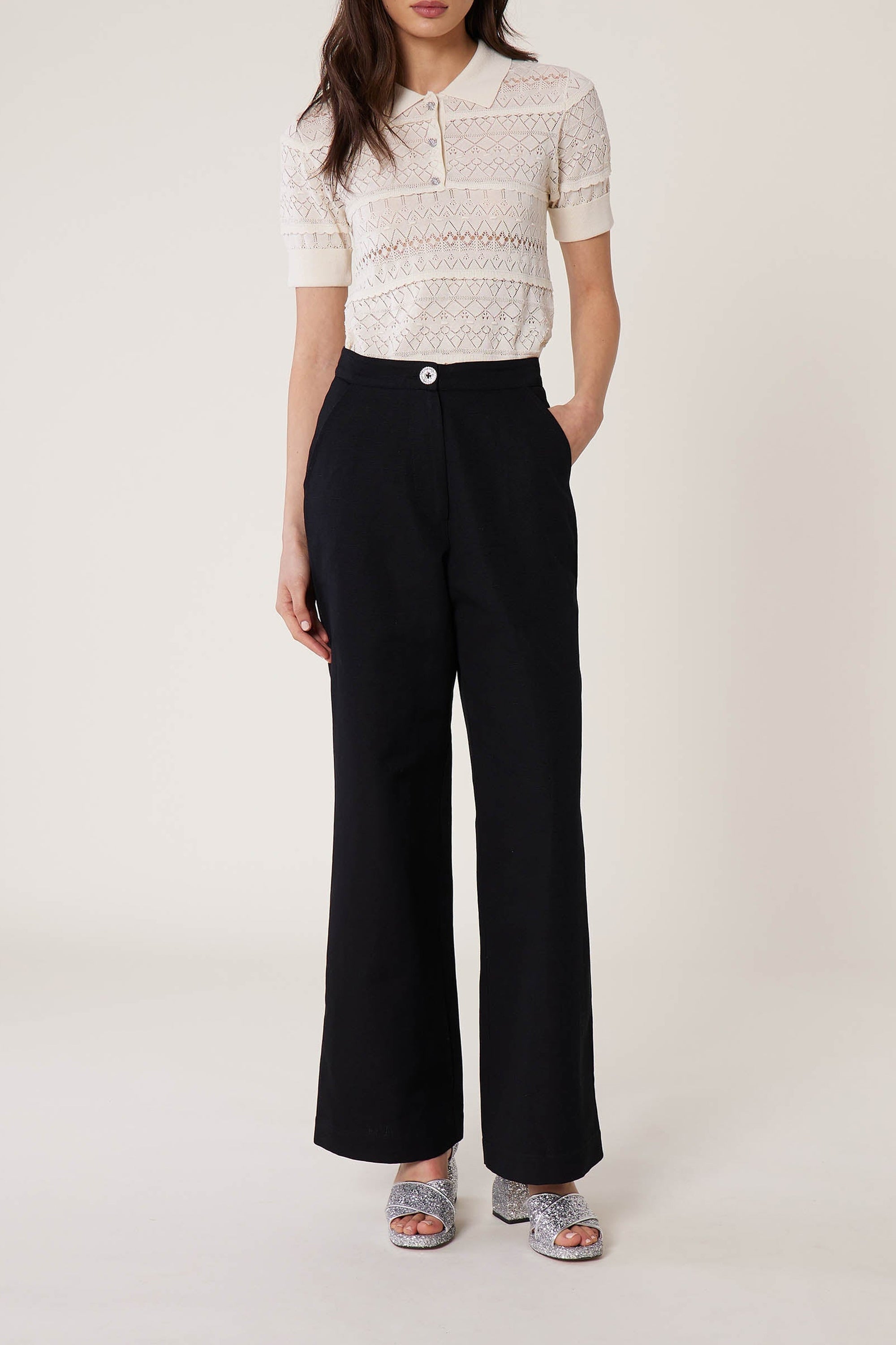 Pantalon Coquillage - Noir