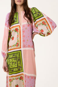 Robe en crochet D'Hiver - Multicolore