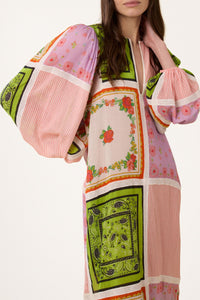 Robe en crochet D'Hiver - Multicolore