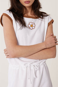 Robe Daisy Playa - Blanc