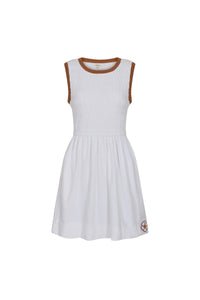 Robe smockée Daisy Playa - Blanc