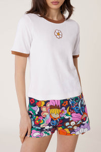 T-shirt Daisy Playa - Blanc