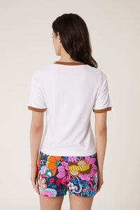 T-shirt Daisy Playa - Blanc