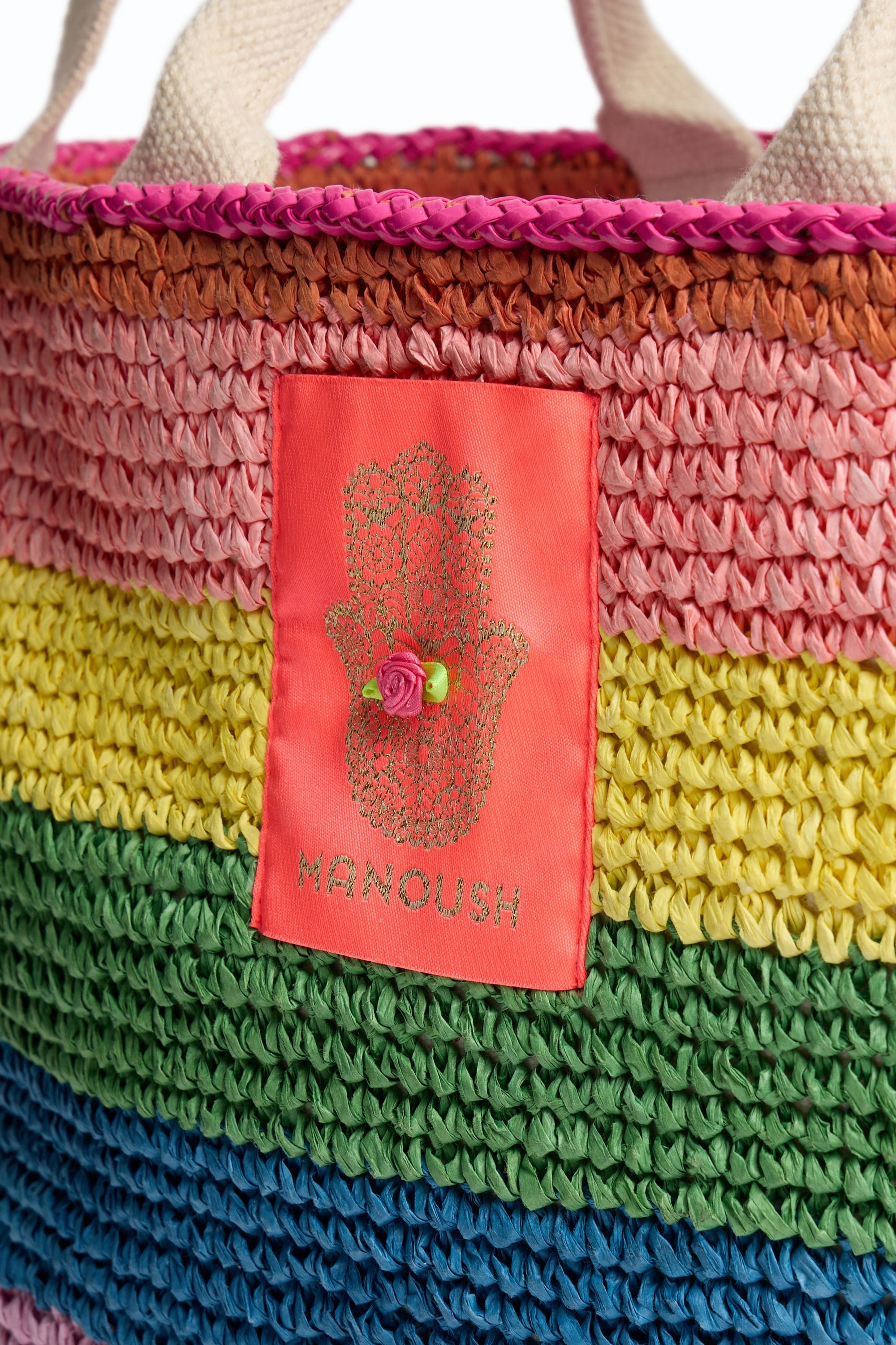 Sac cabas Delhi - Multicolore