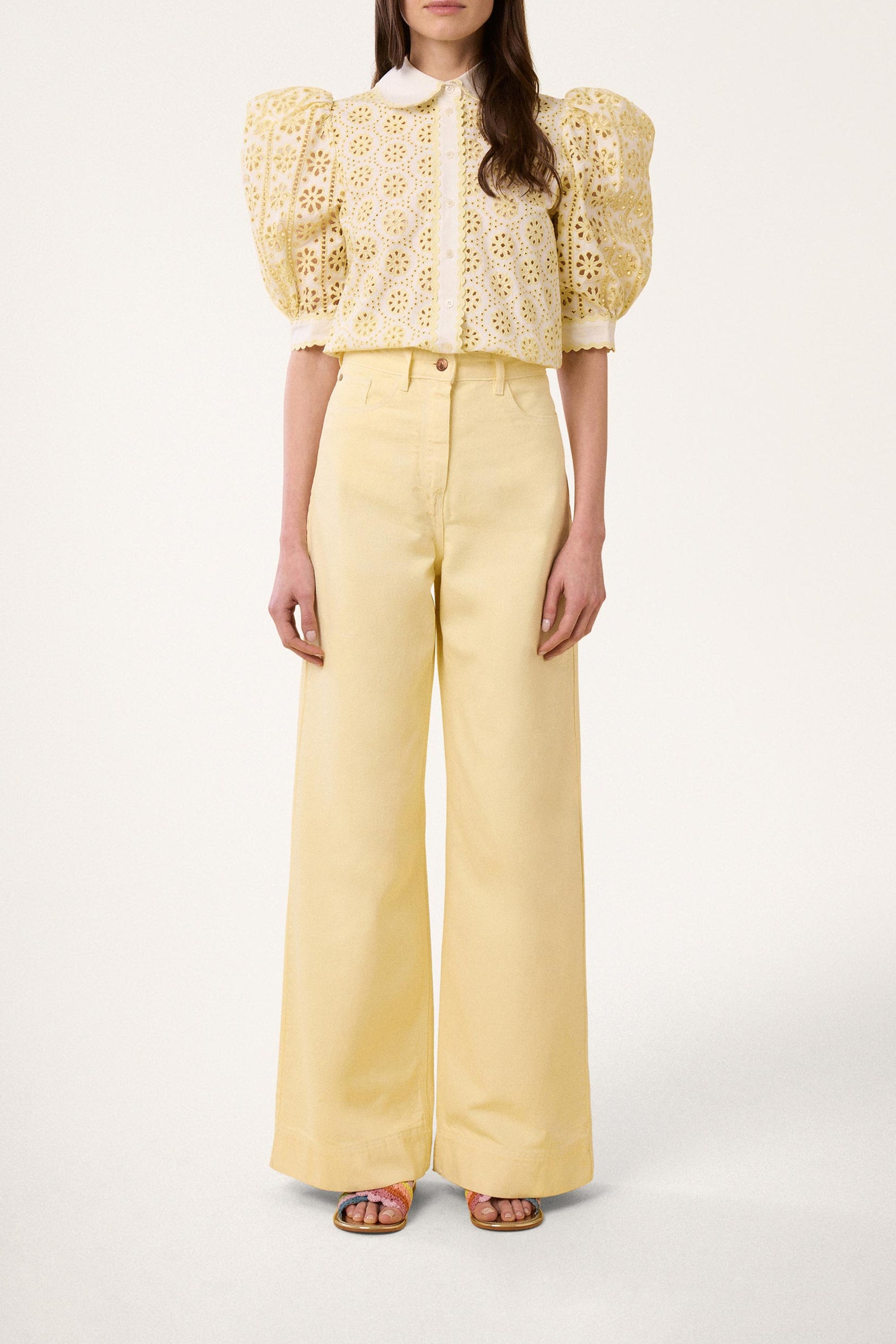 Jean en denim - Beige