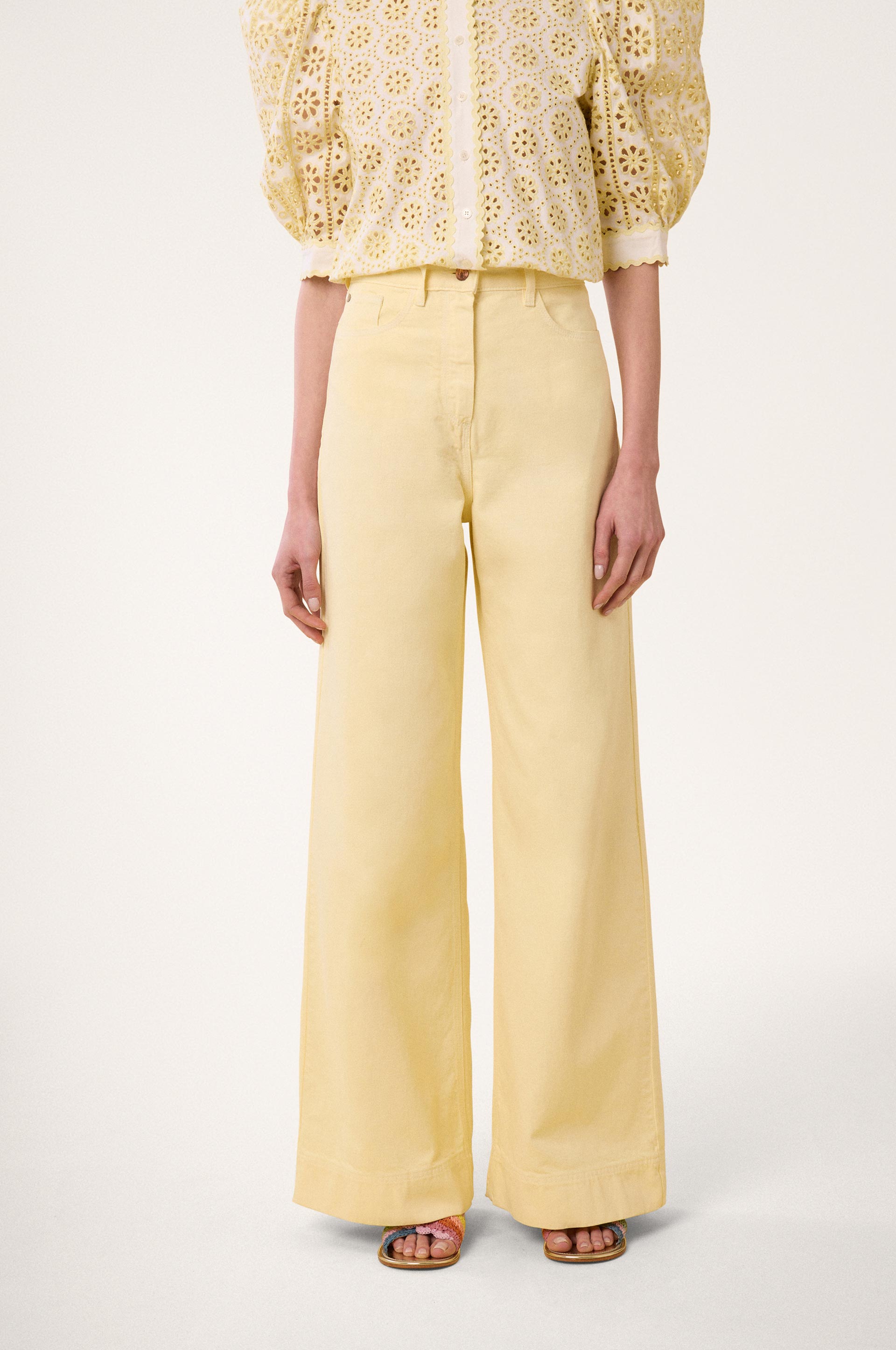 Jean en denim - Beige