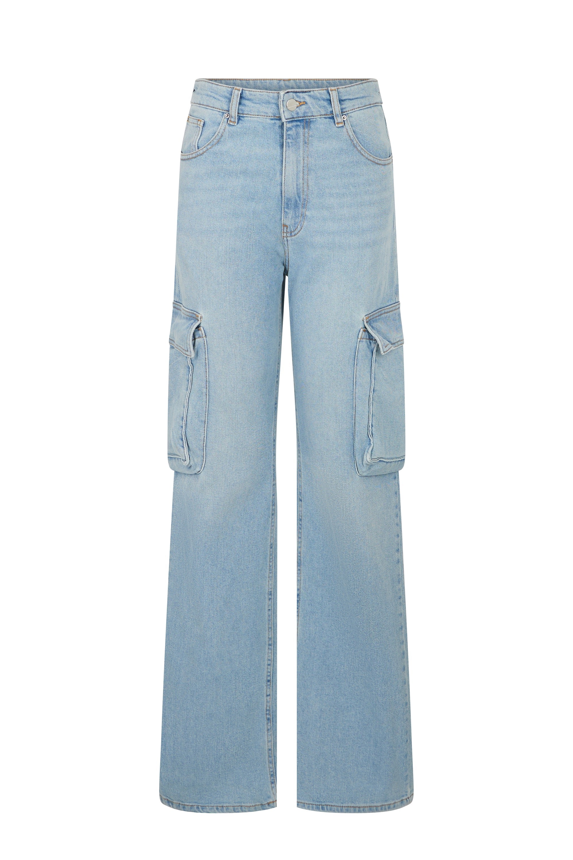 Jean Worker en denim - Bleu