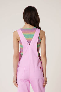 Salopette Lover en denim - Rose