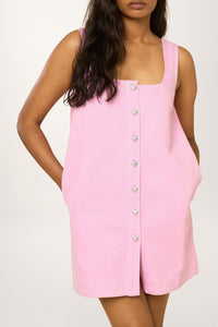 Robe en denim Lover - Rose