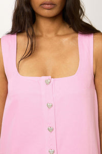 Robe en denim Lover - Rose
