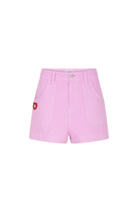 Short en denim Lover - Rose