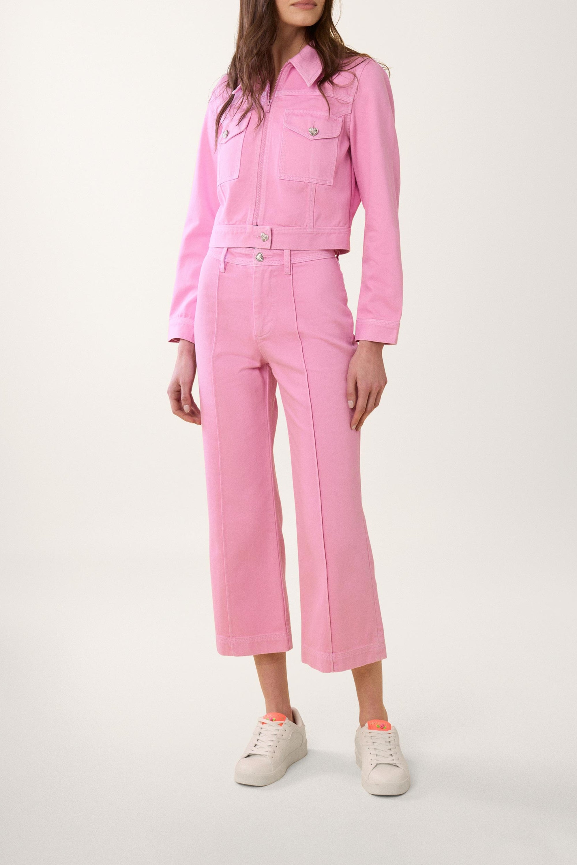 Veste en denim Lover - Rose