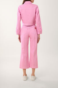 Veste en denim Lover - Rose