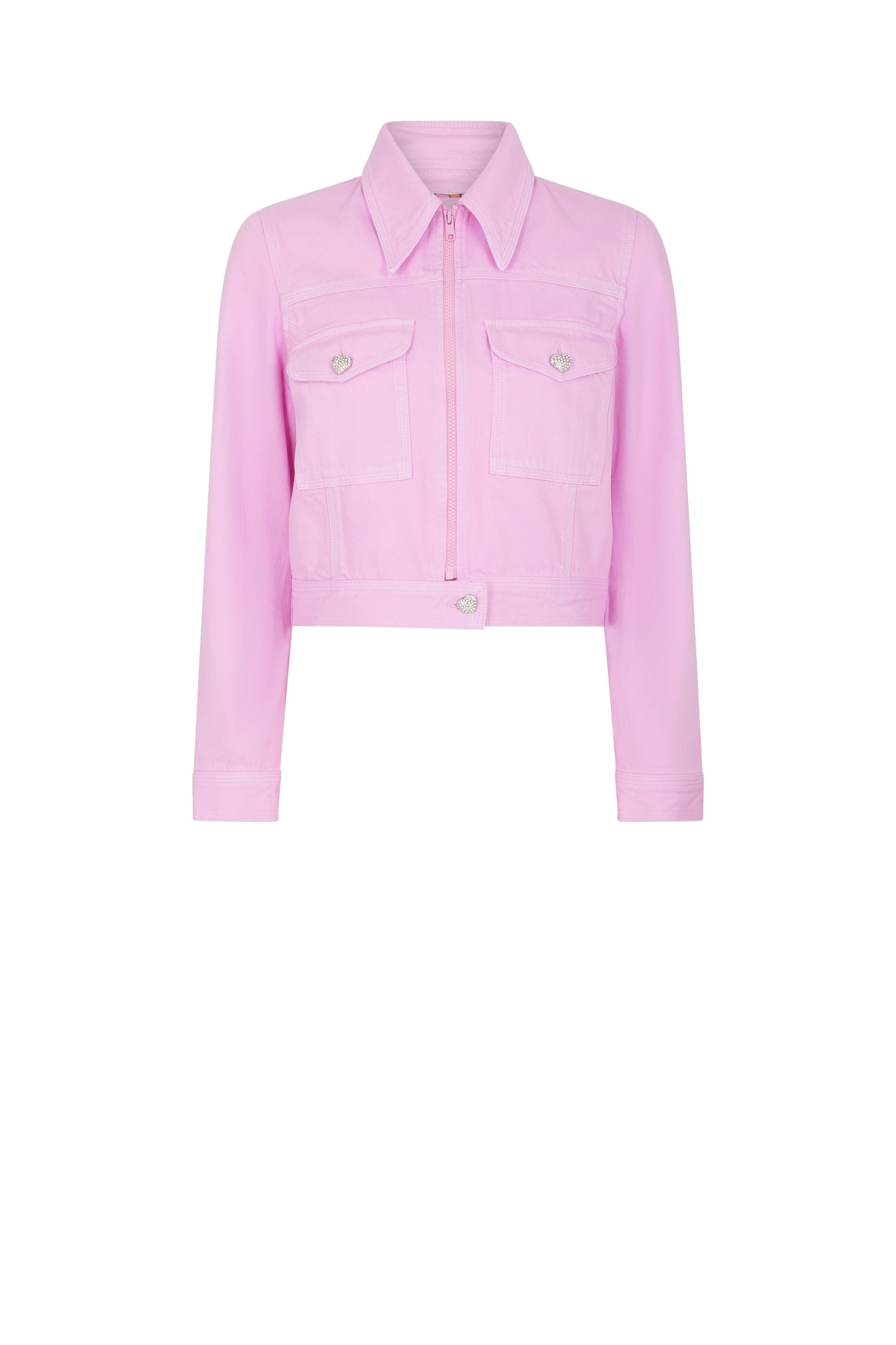 Veste en denim Lover - Rose