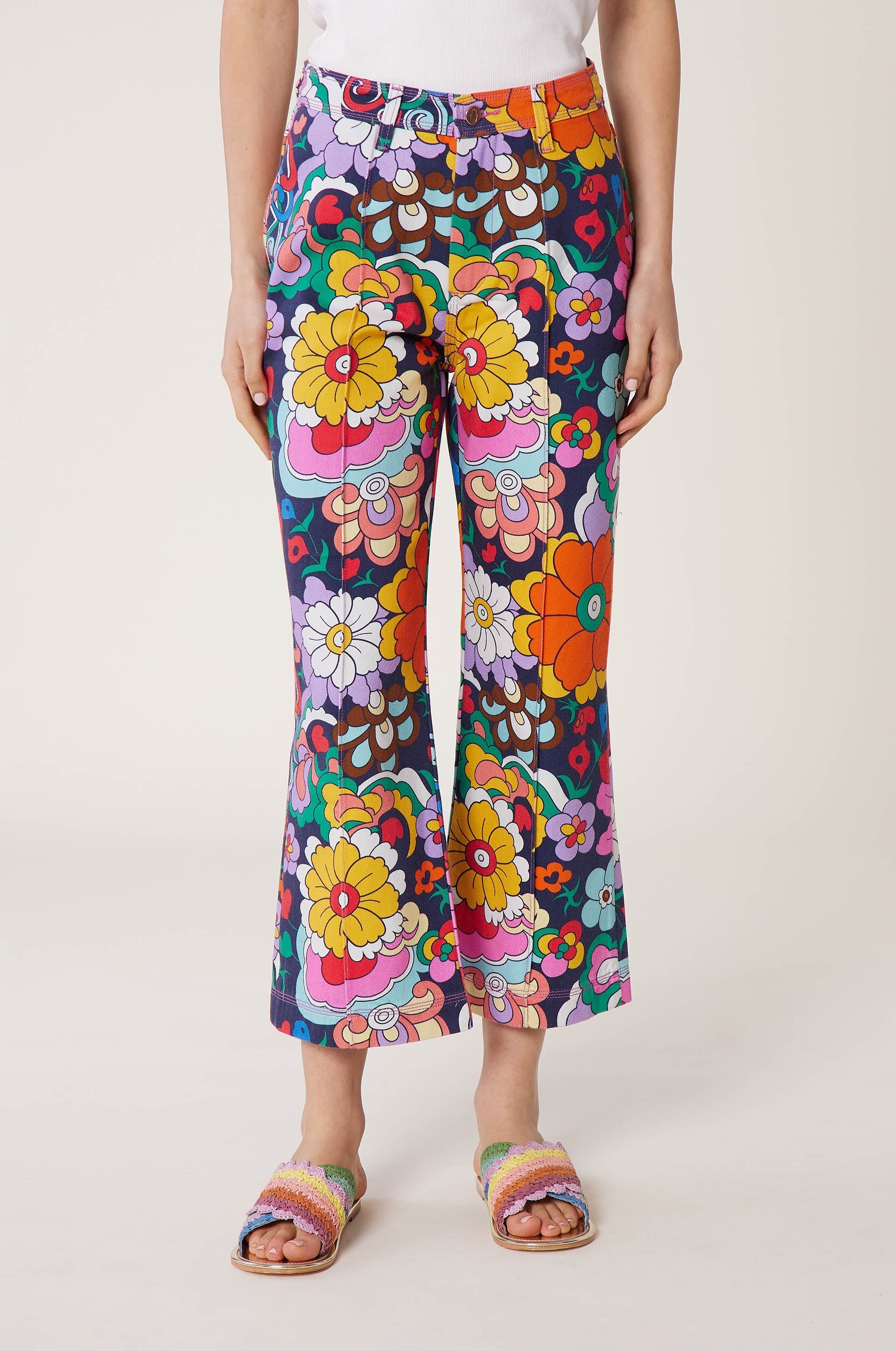 Pantalon en denim Niki - Marron