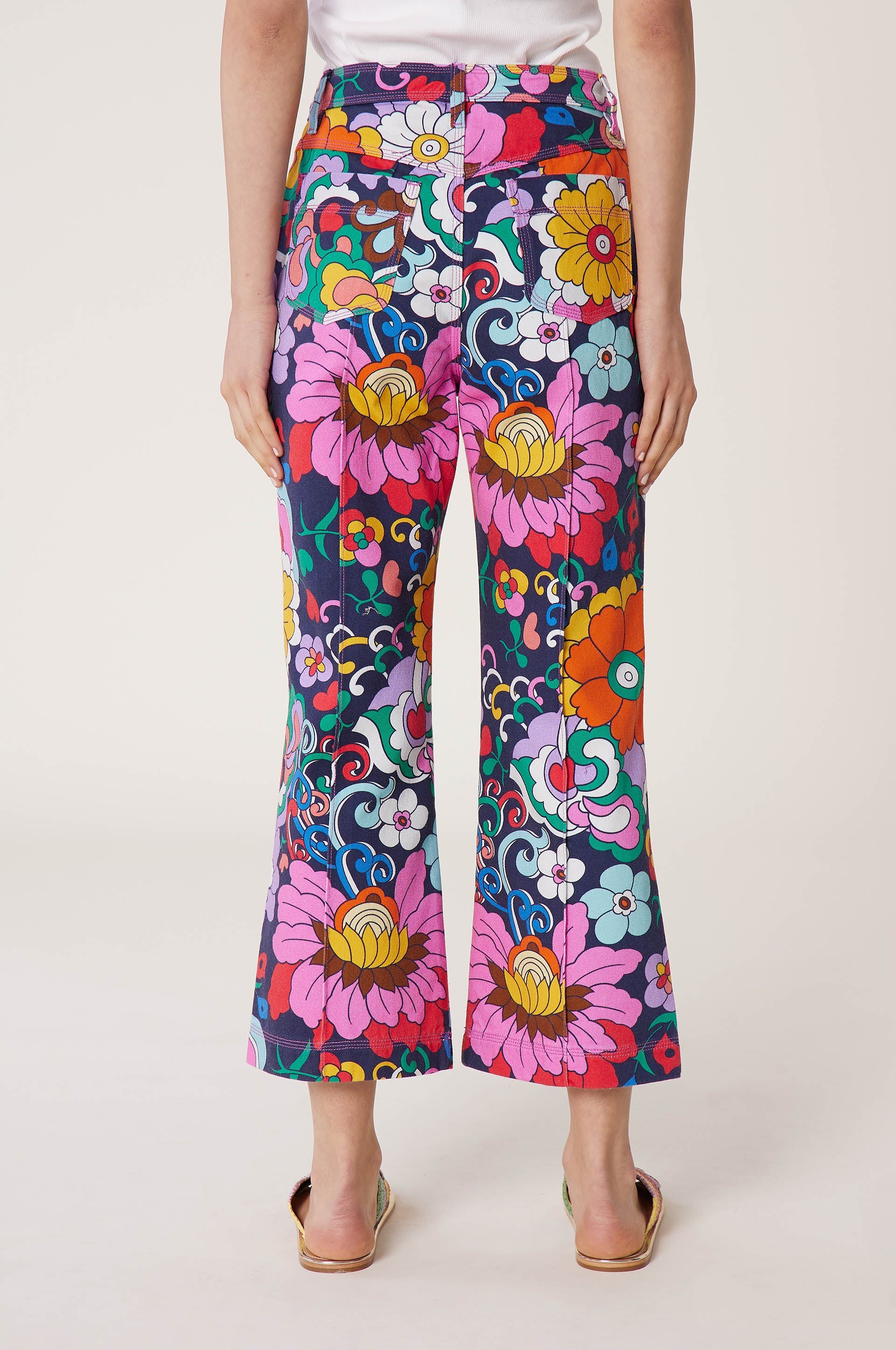 Pantalon en denim Niki - Bleu