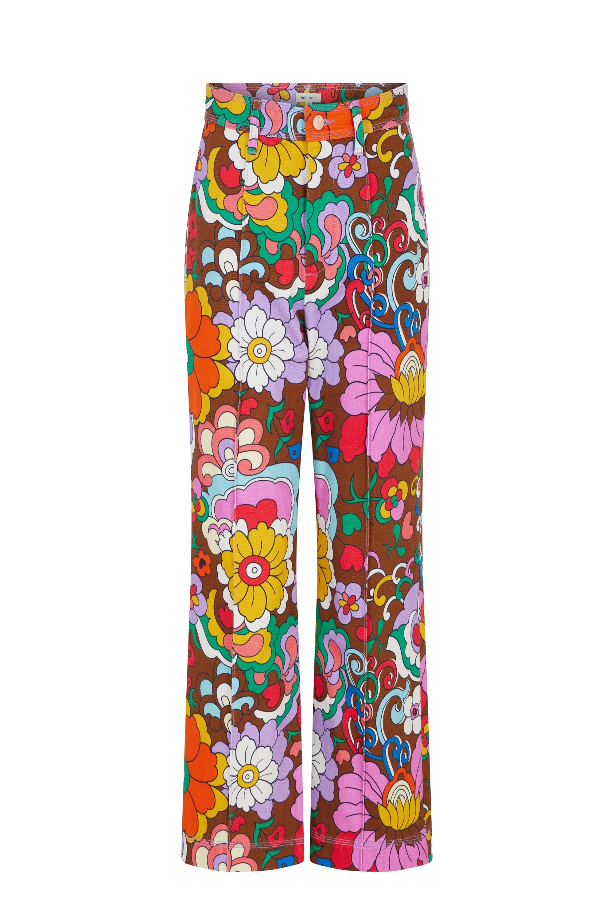 Pantalon en denim Niki - Marron