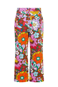 Pantalon en denim Niki - Marron