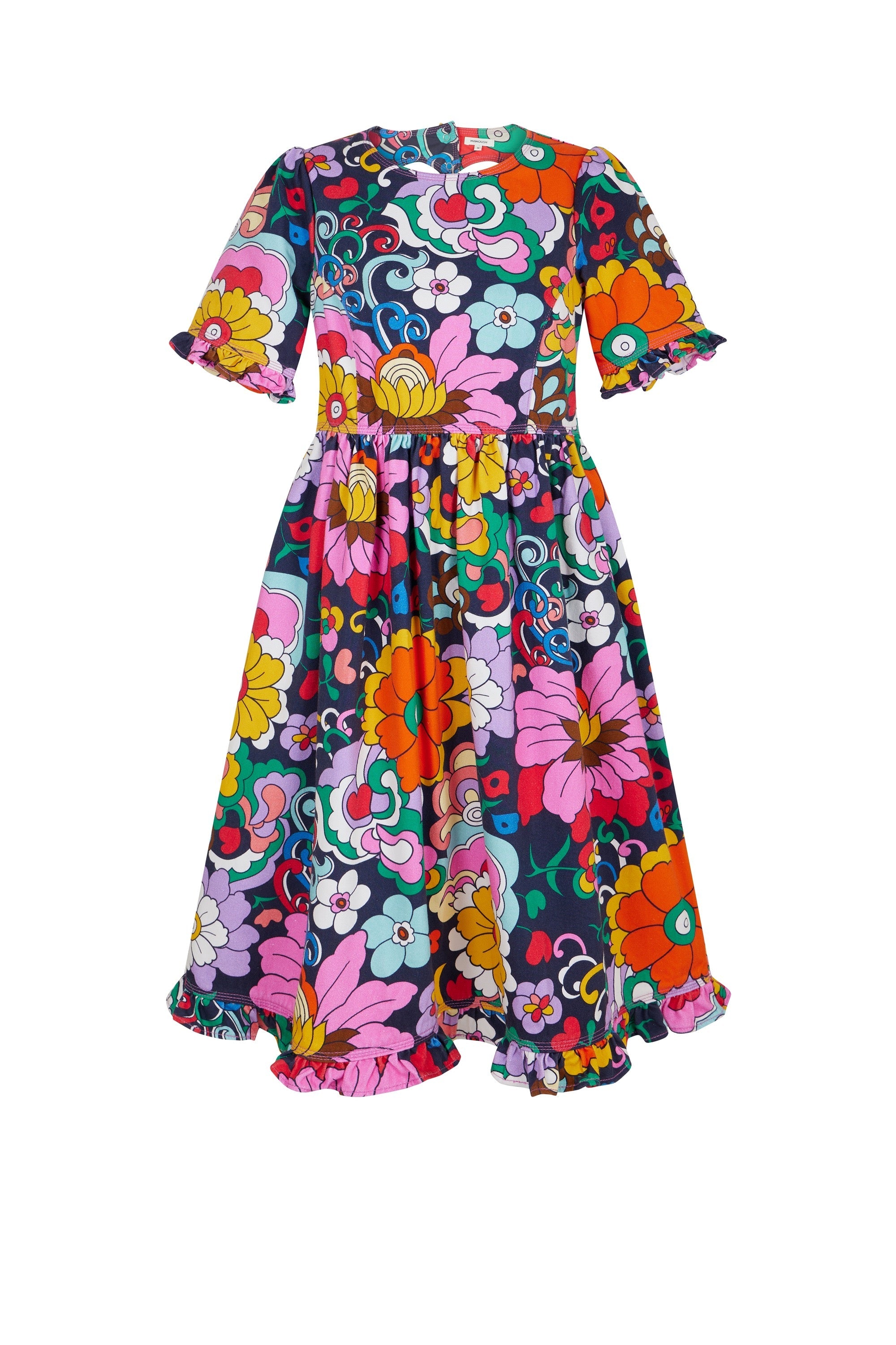 Robe midi Niki - Bleu