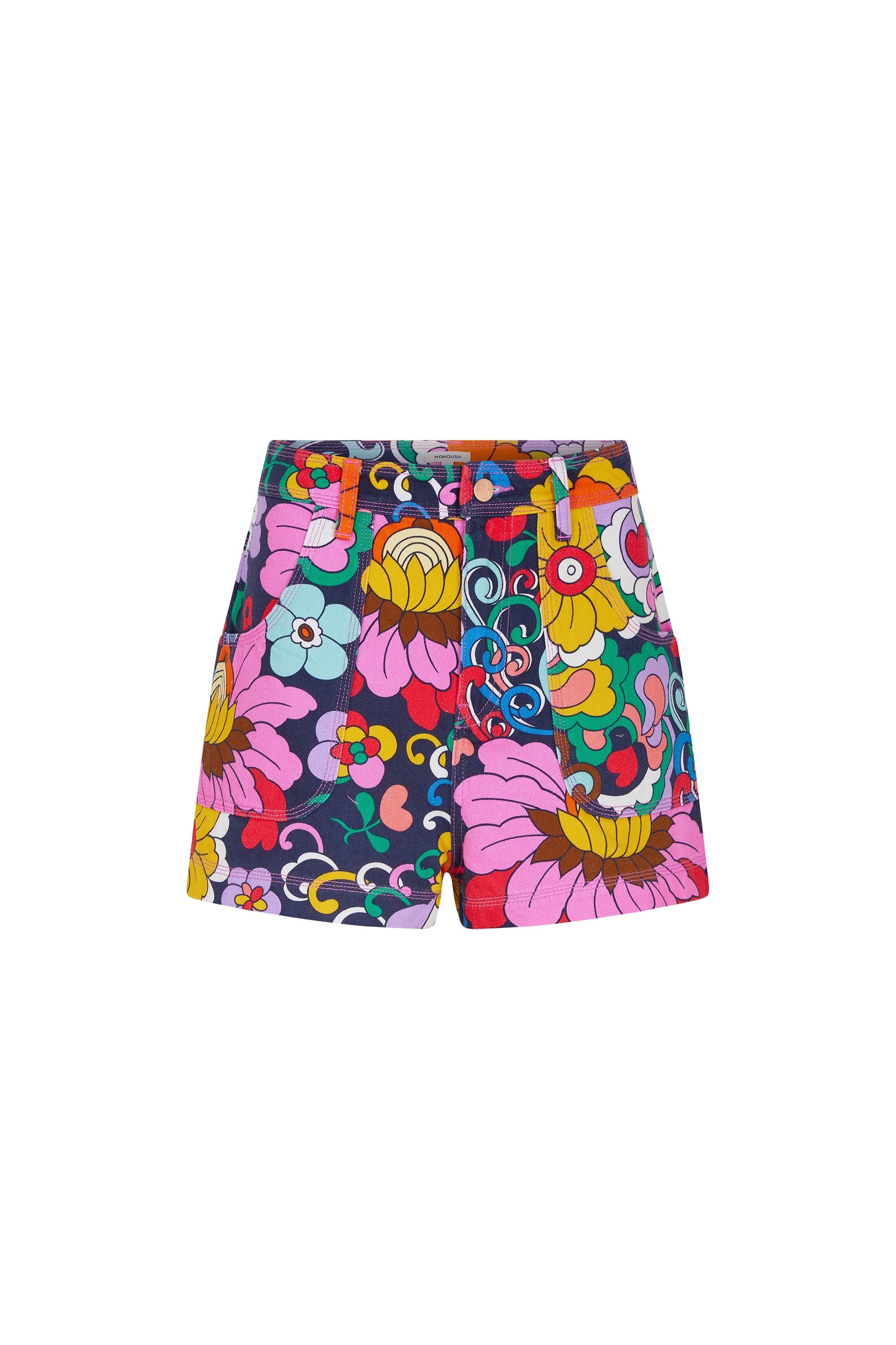 Short en denim Niki - Bleu