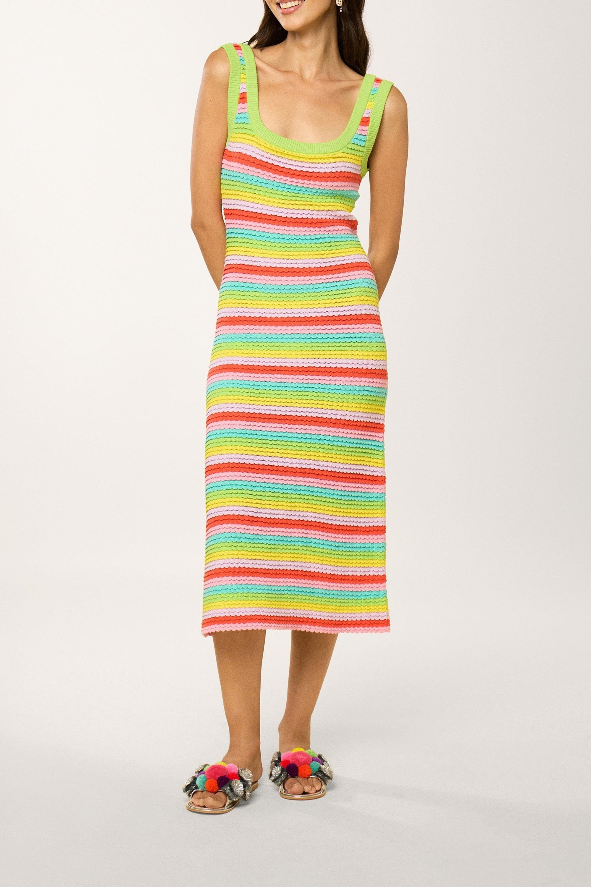 Robe tank à écaille - Multicolore