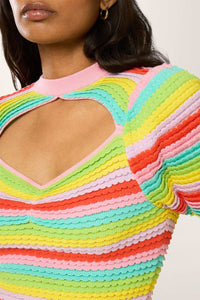 Top à écaille - Multicolore