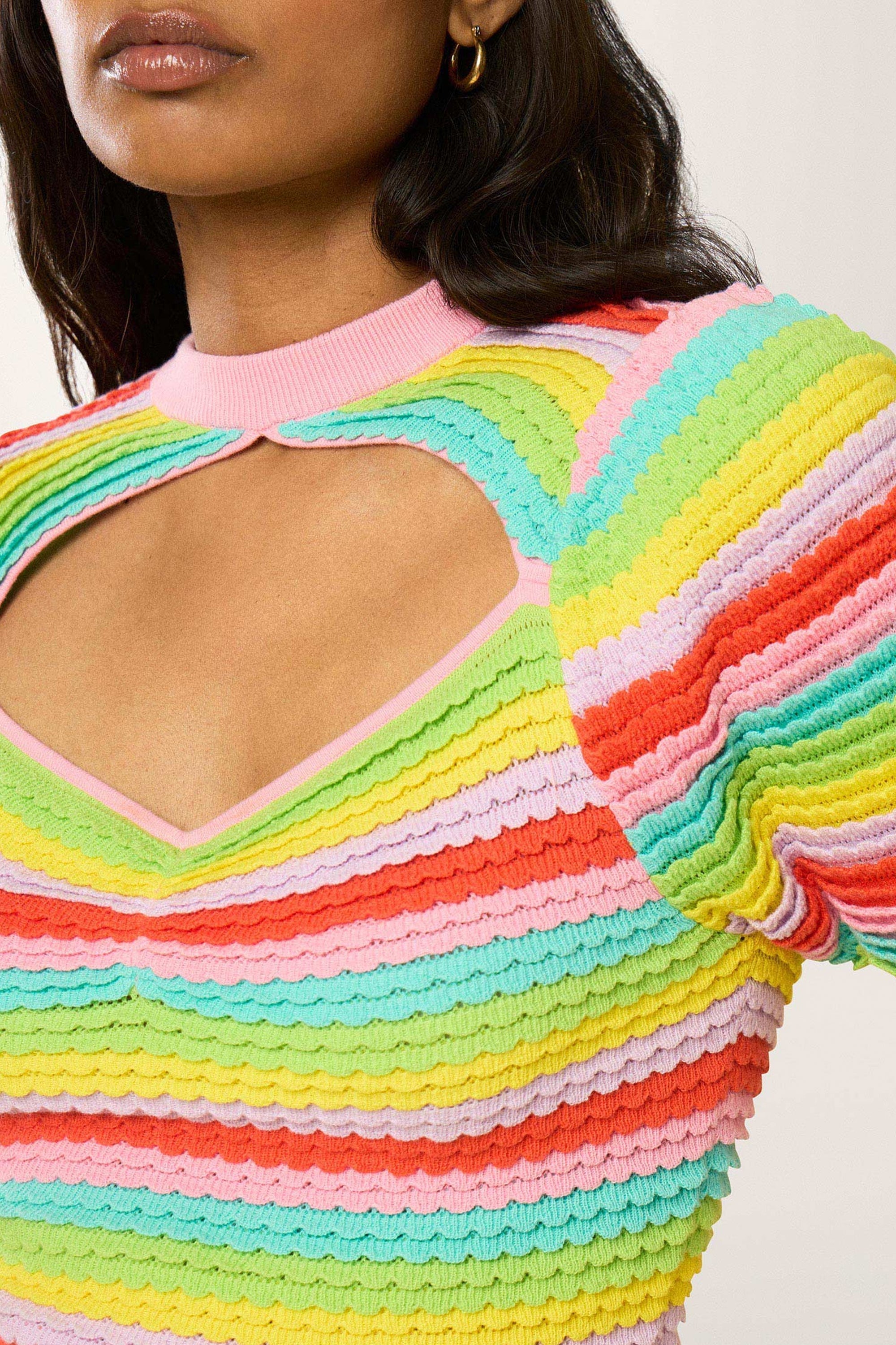 Top à écaille - Multicolore