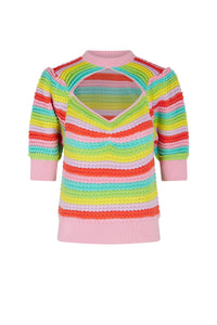 Top à écaille - Multicolore