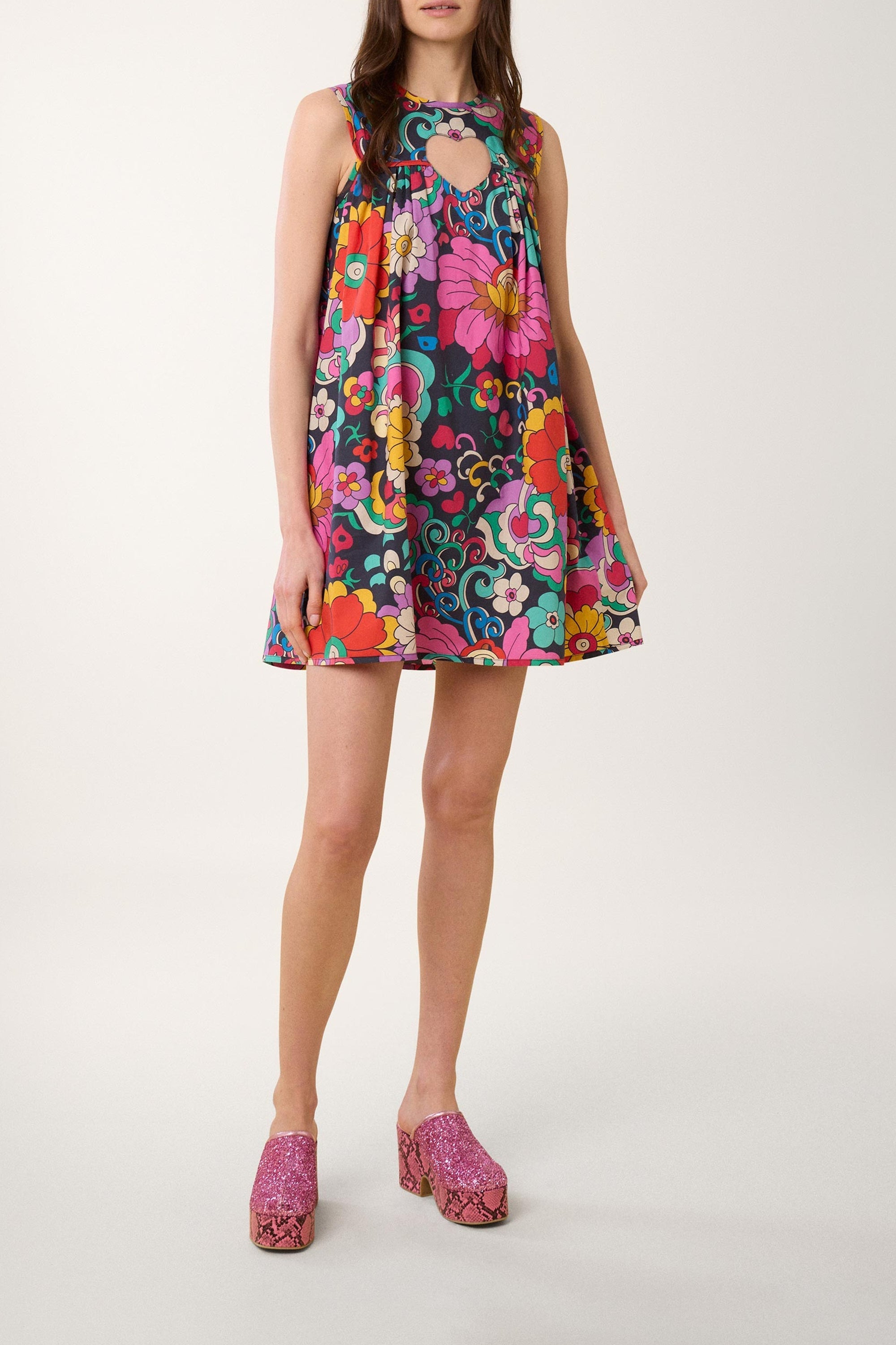 Robe nuisette Jardin - Bleu
