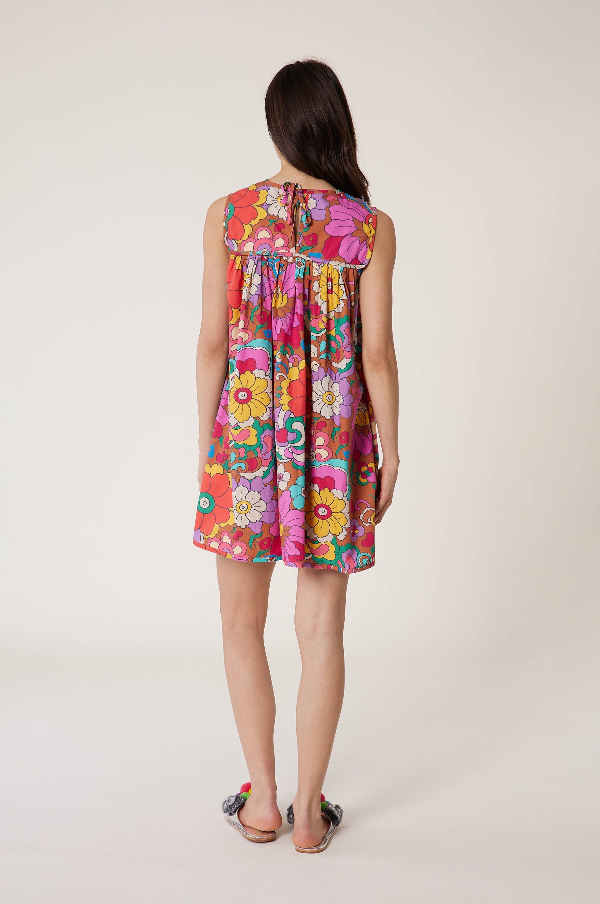 Robe nuisette Jardin - Marron