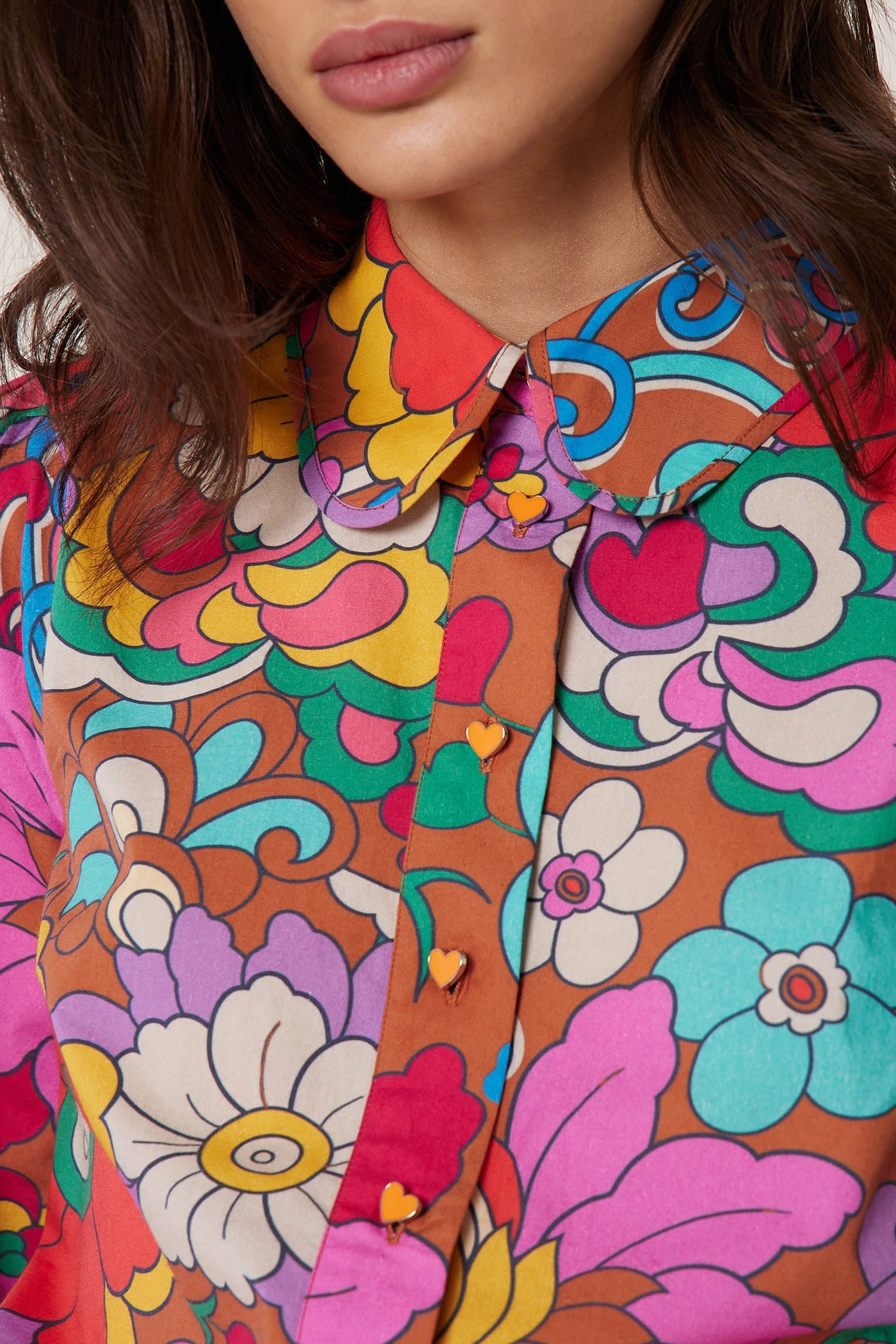 Chemise Jardin - Marron