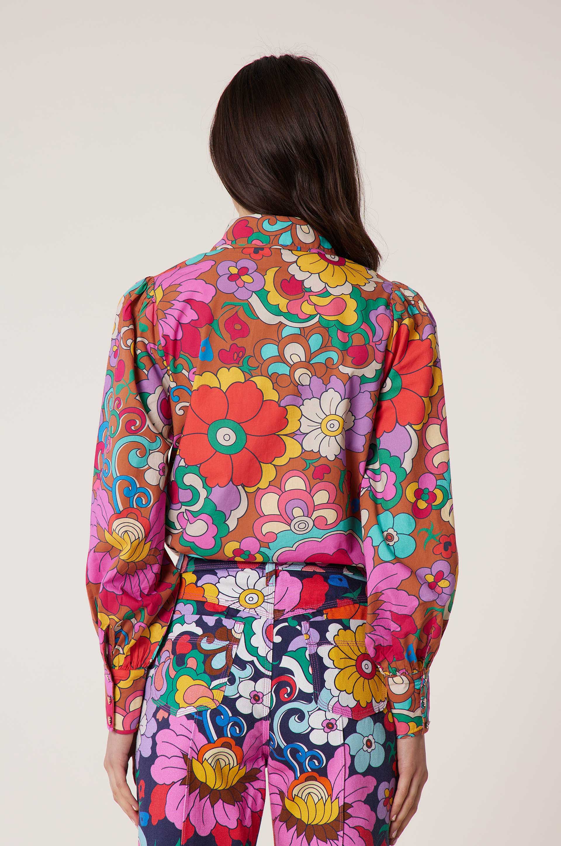 Chemise Jardin - Marron