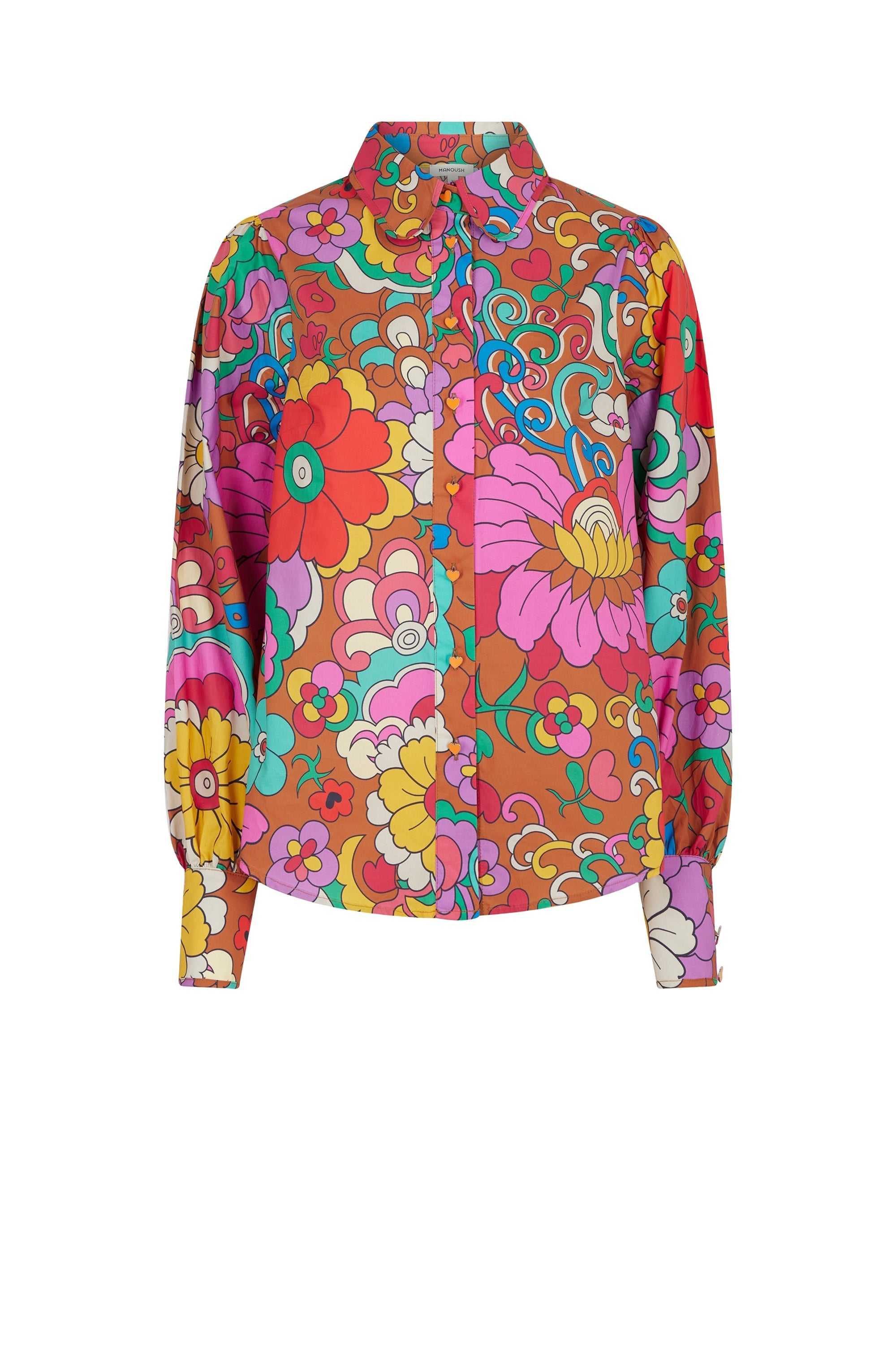 Chemise Jardin - Marron