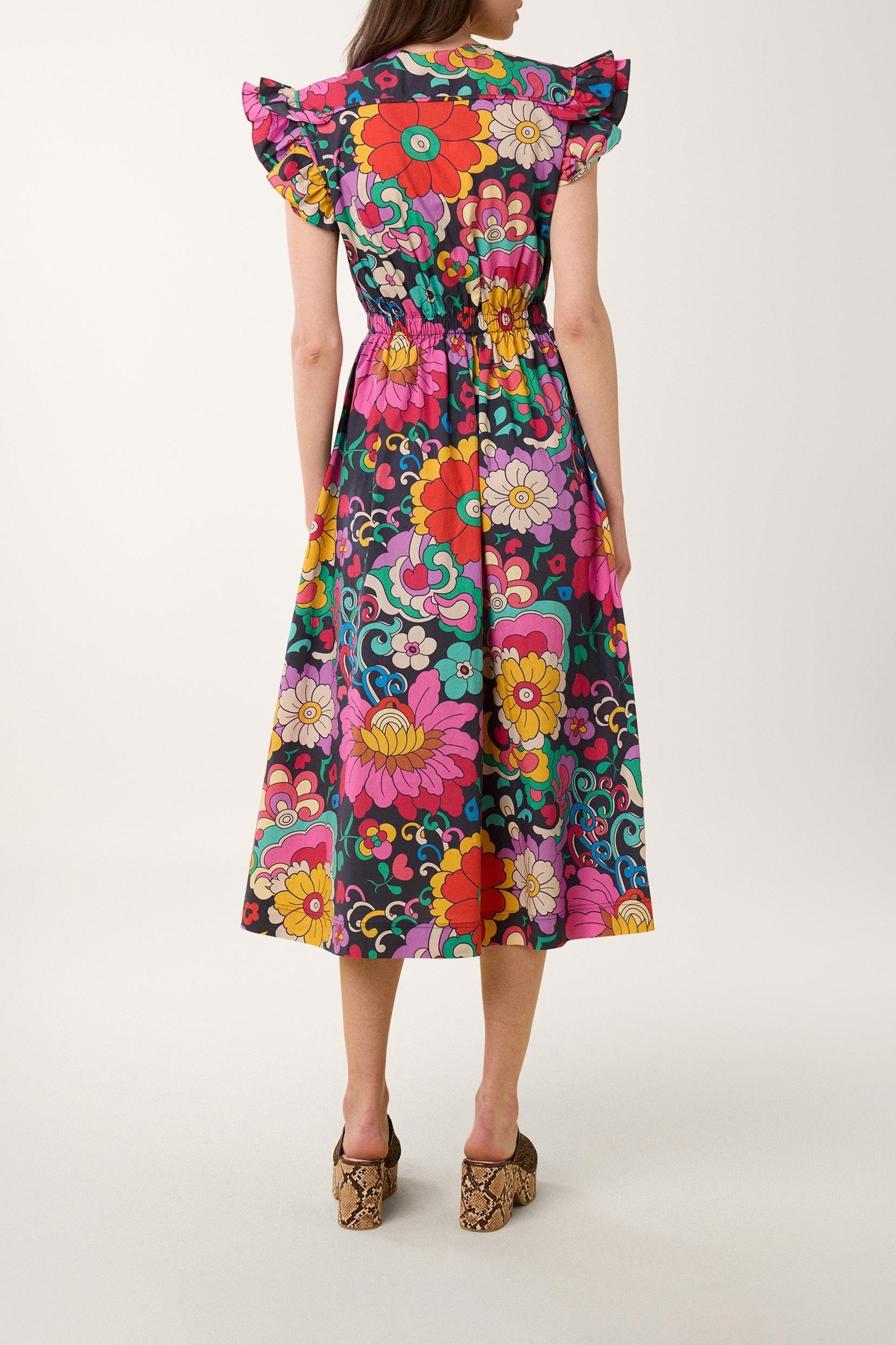 Robe Jardin - Bleu