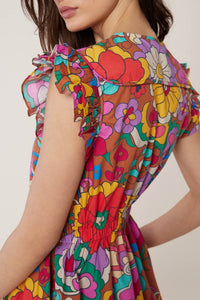 Robe Jardin - Marron