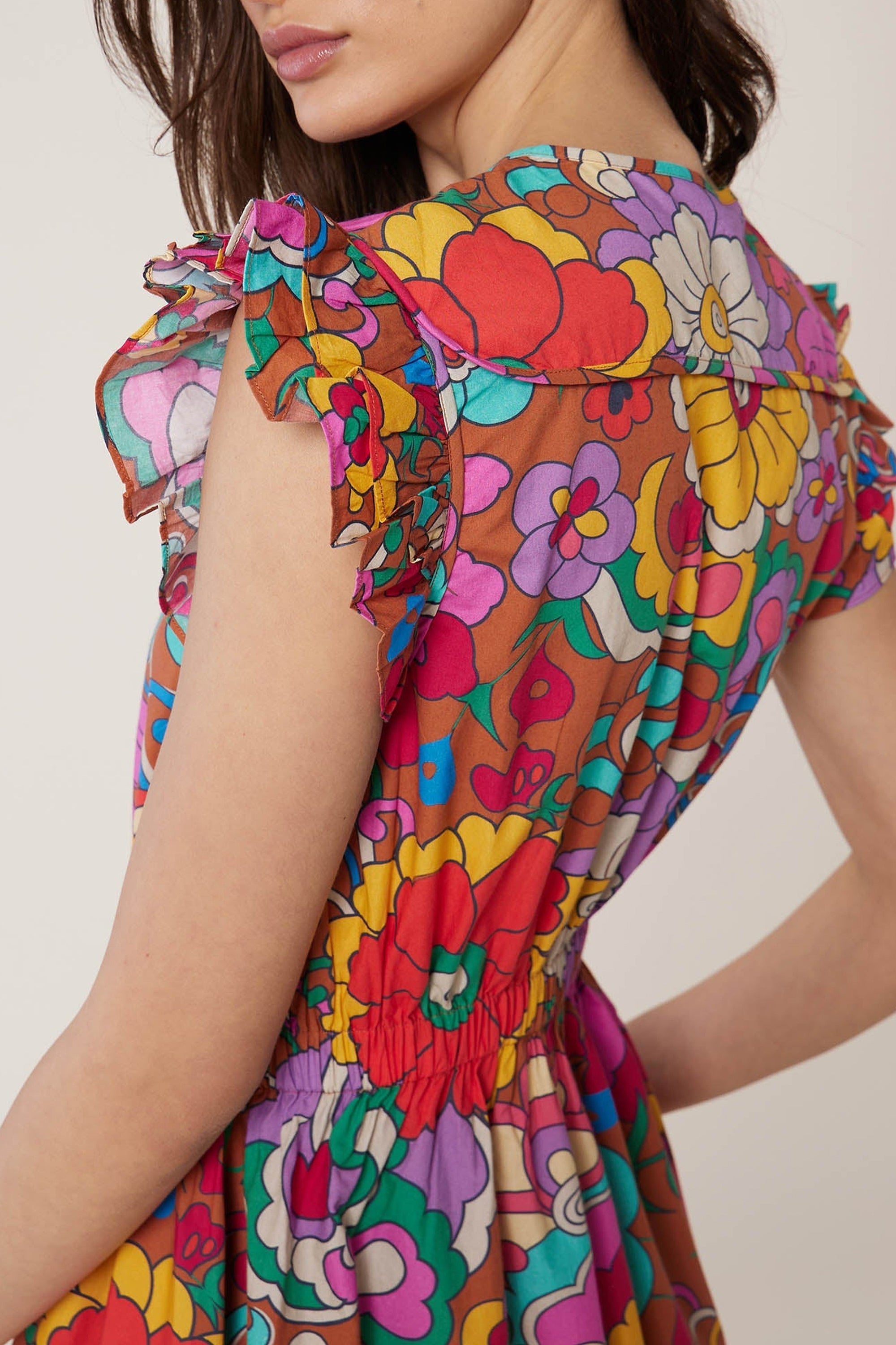 Robe Jardin - Marron