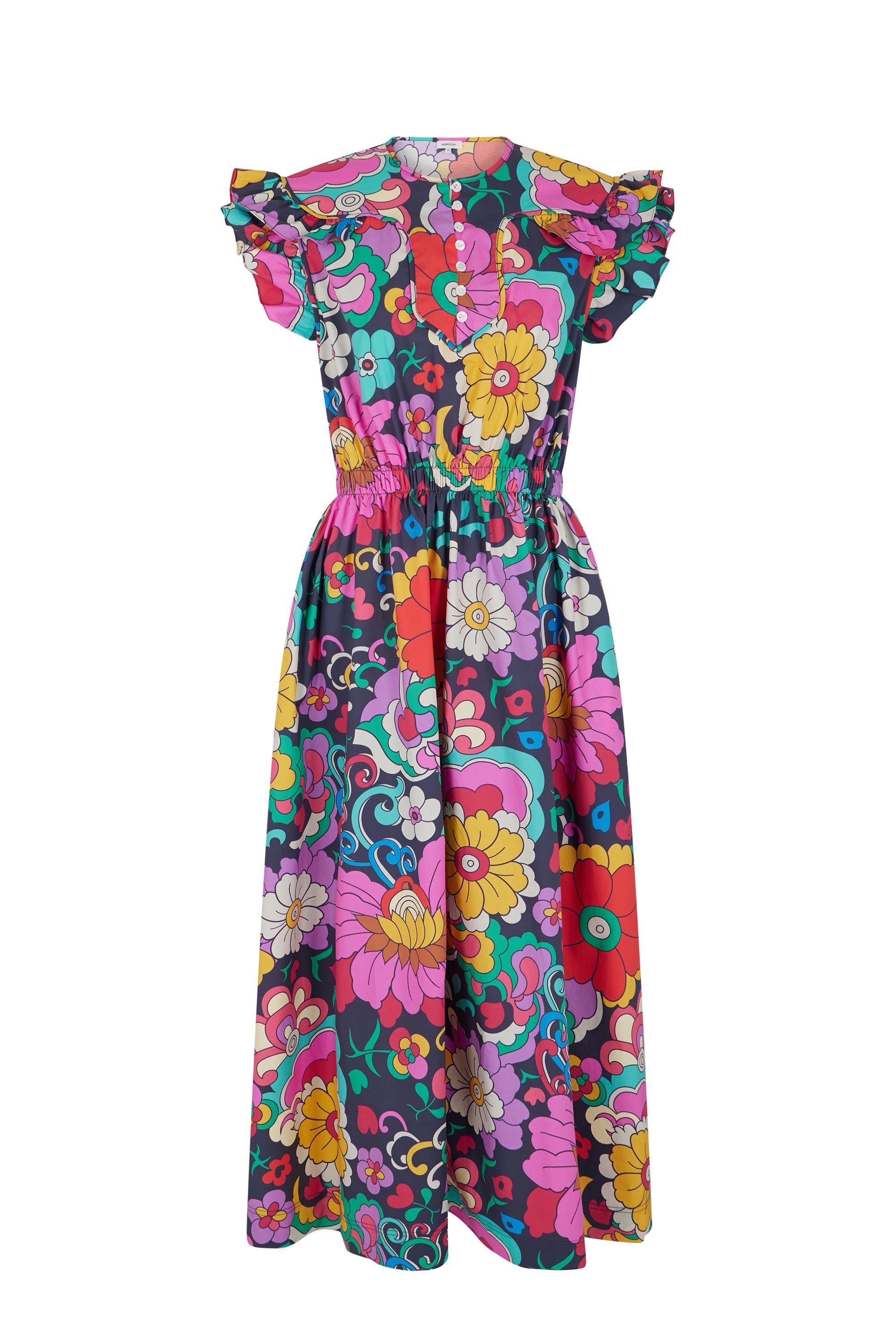 Robe Jardin - Bleu