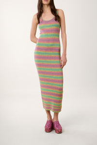 Robe débardeur en lurex - Multicolore
