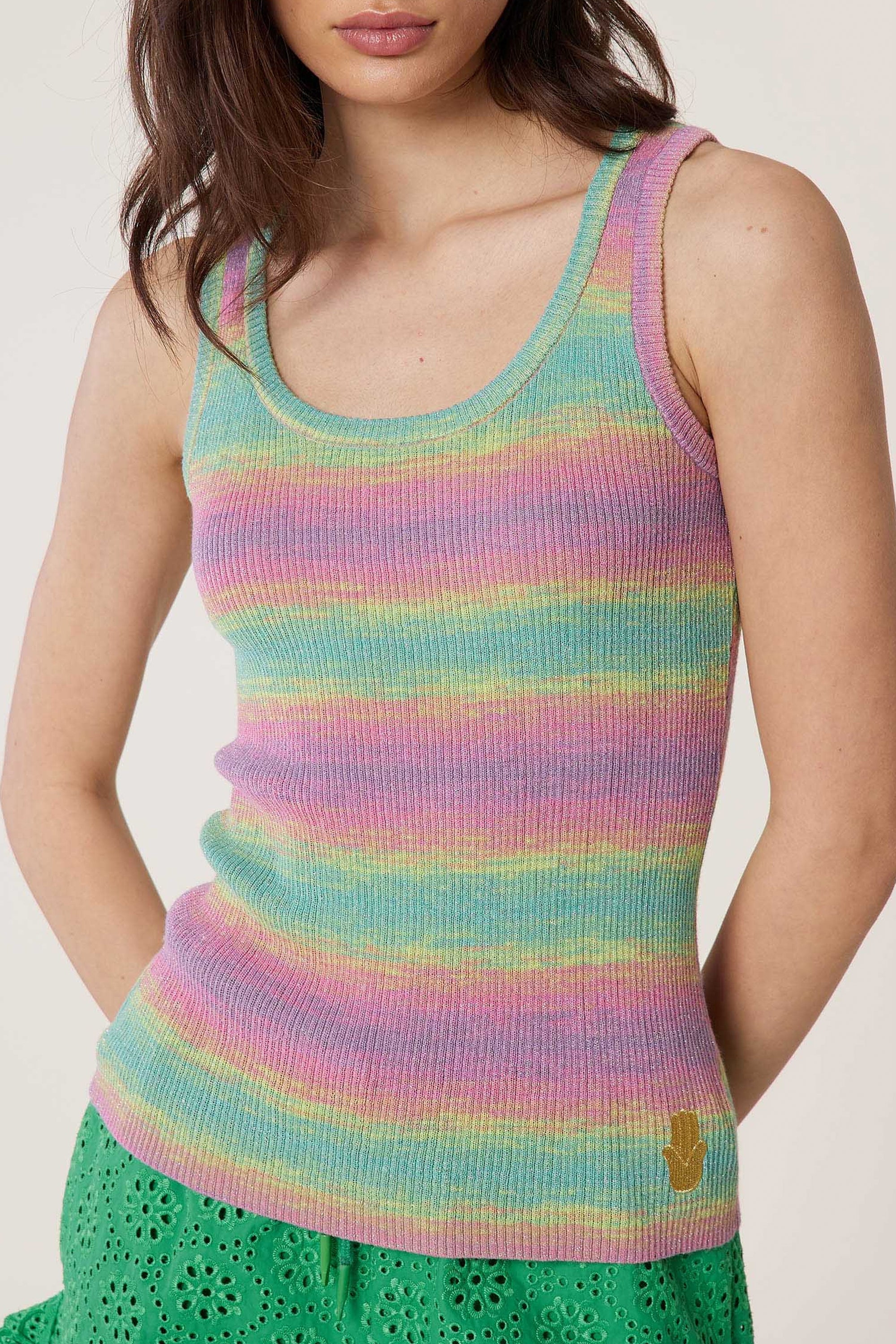 Débardeur en lurex - Multicolore