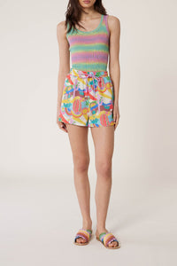 Short à imprimé Palm Spring - Multicolore