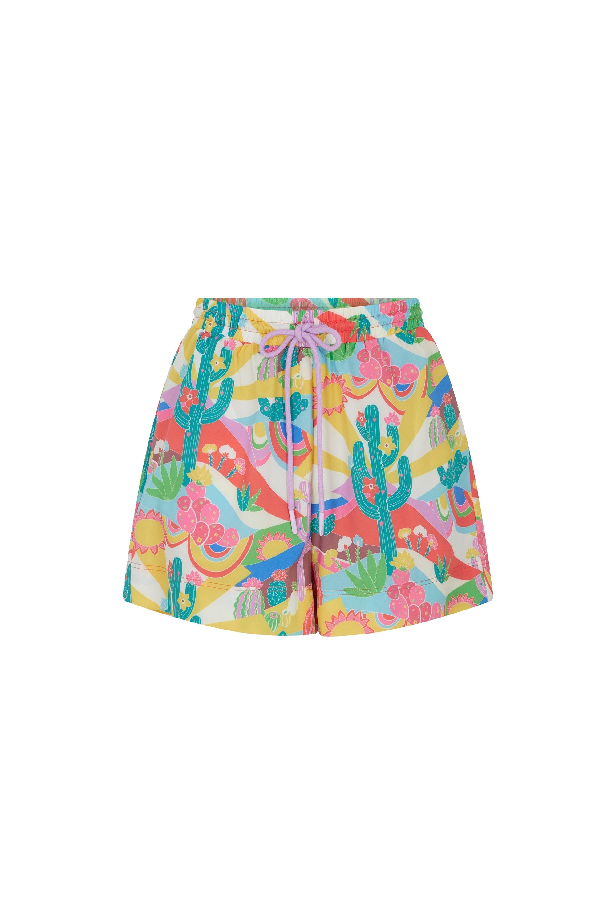 Short à imprimé Palm Spring - Multicolore