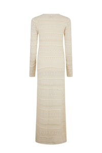 Robe caftan Pierrette - Beige