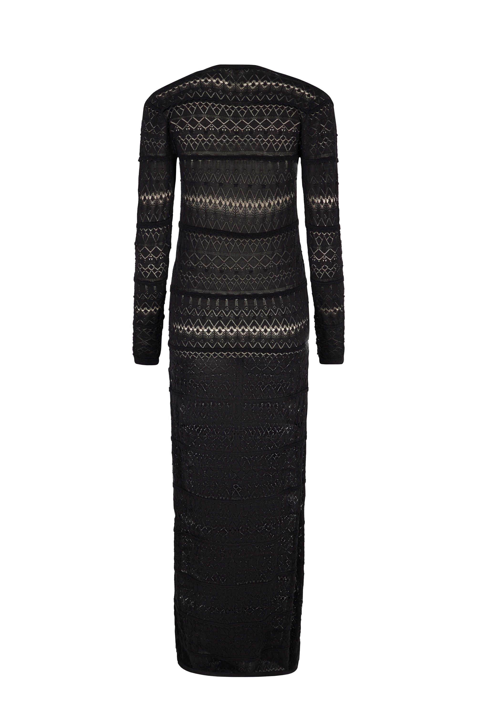 Robe caftan Pierrette - Noir