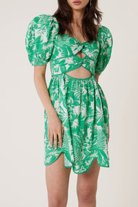 Robe Babydoll Santa Barbara - Vert