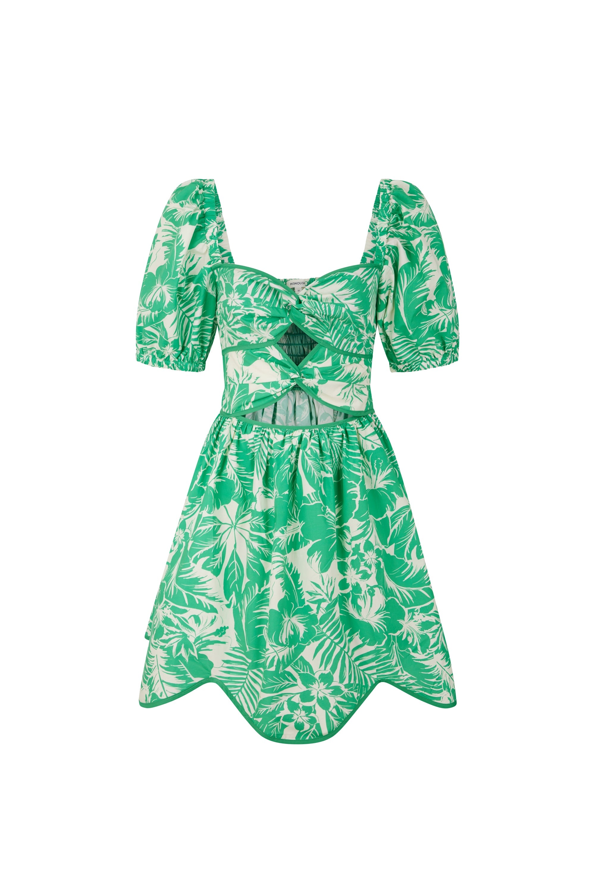 Robe Babydoll Santa Barbara - Vert
