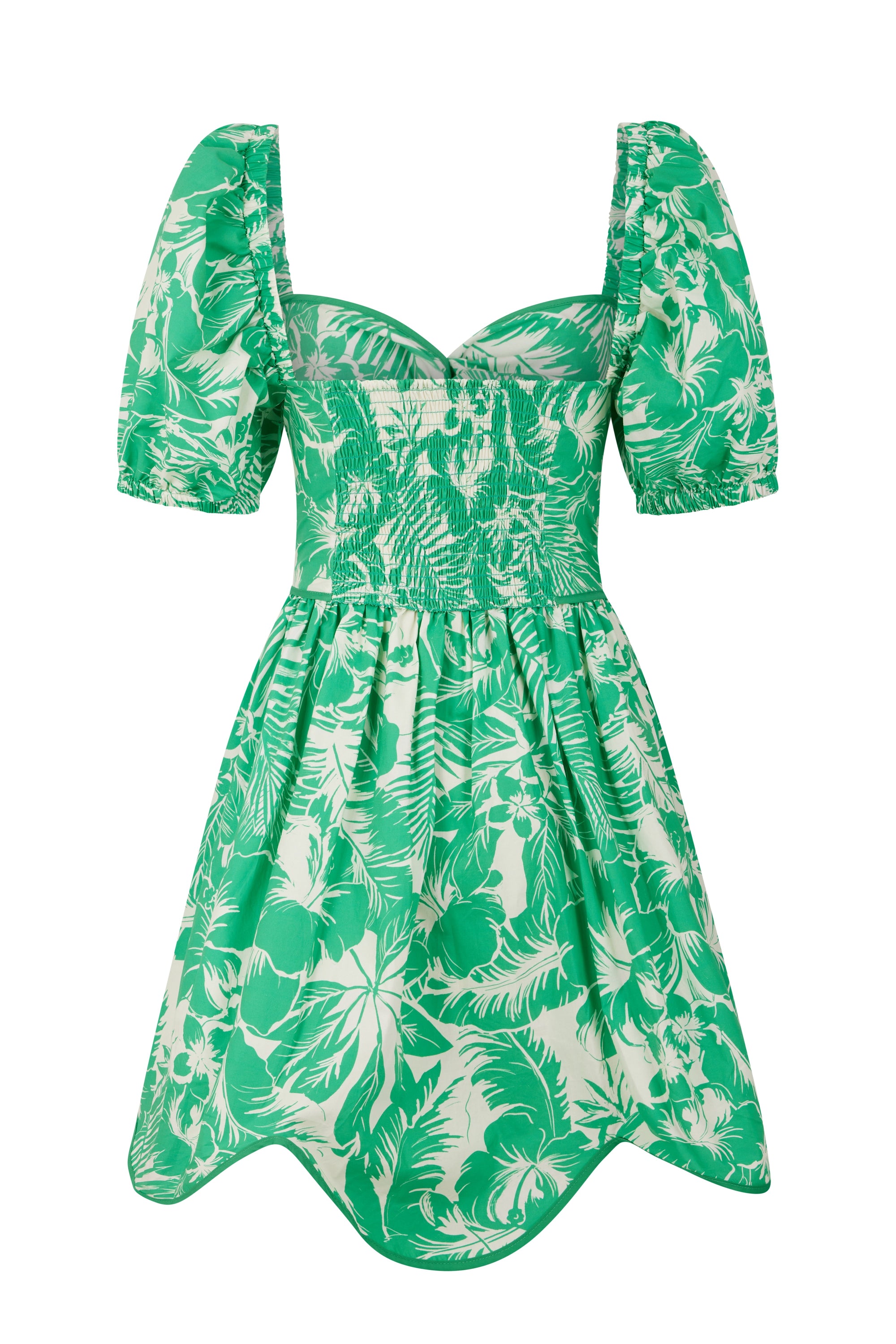 Robe Babydoll Santa Barbara - Vert