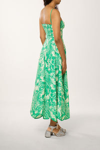 Robe bustier Santa Barbara - Vert