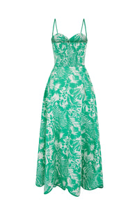 Robe bustier Santa Barbara - Vert
