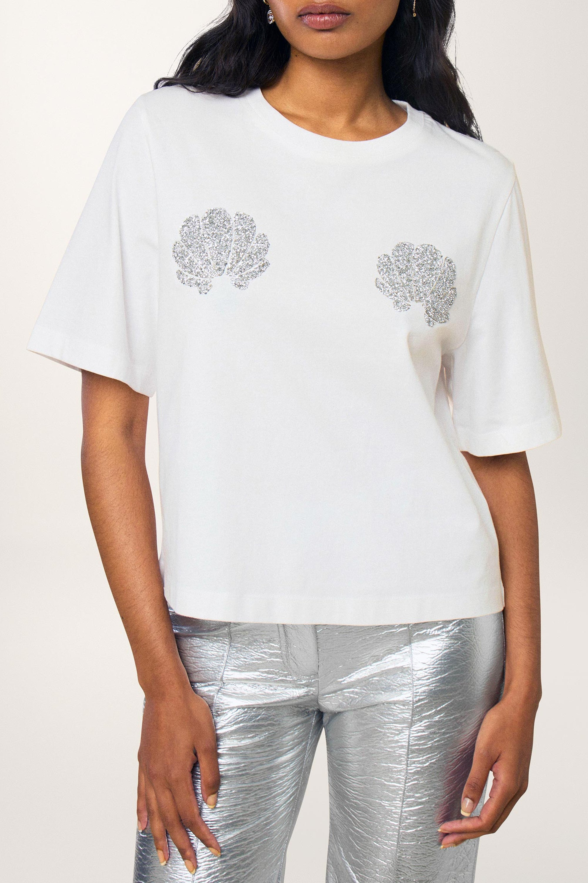 T-shirt Feston - Blanc