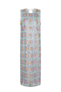Robe longue à paillettes Patch - Multicolore